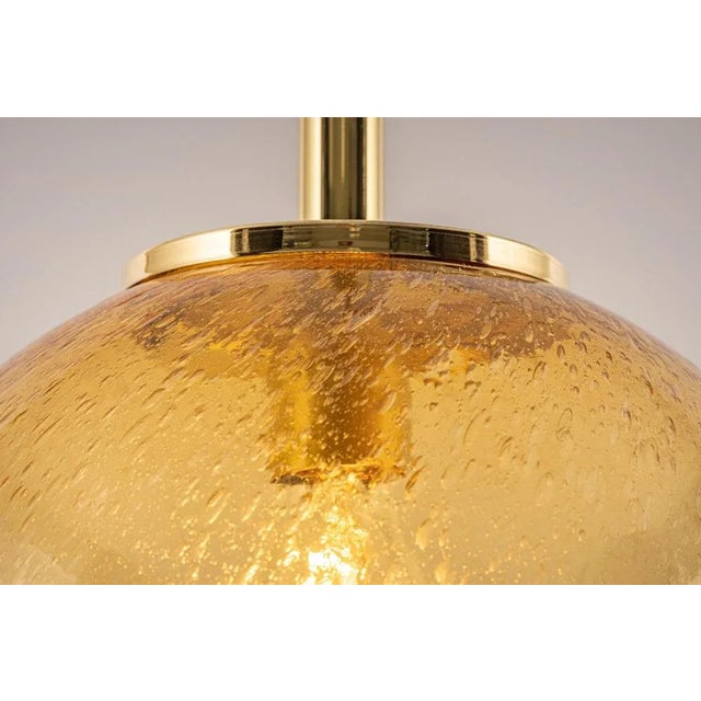 Murano Ball Pendant Light by Doria, Germany, 1970s For Sale - Image 9 of 14