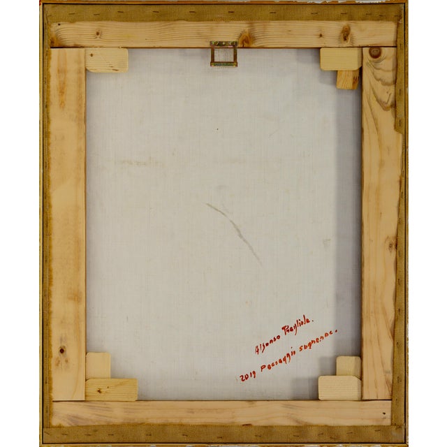 Alfonso Pragliola, Paesaggio Sognante Landscape, Mixed Media on Canvas, 2019 For Sale - Image 3 of 8
