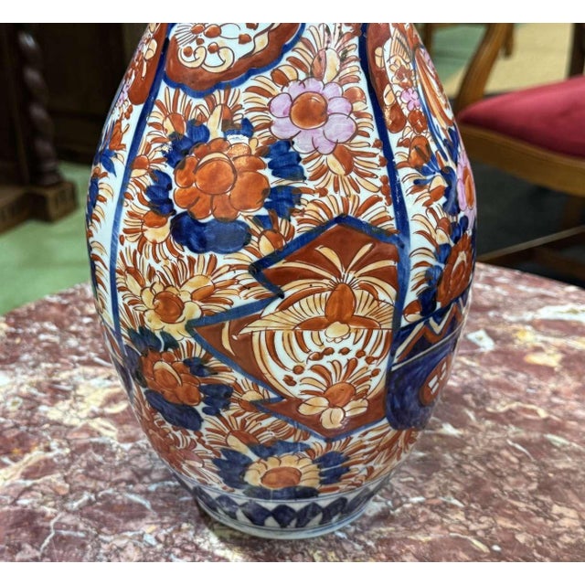 Blue 20th Century Porcelain Vase from Imari For Sale - Image 8 of 15