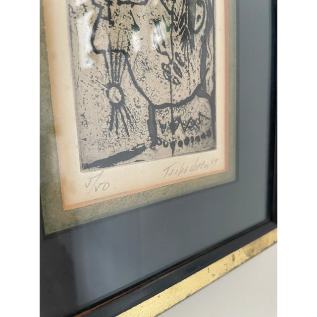 Signed Nahum Tschacbasov "Portrait of a Woman" For Sale - Image 4 of 6