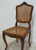 Antique Quality French Country Carved Cane Vanity Armchair Petite For Sale - Image 4 of 11