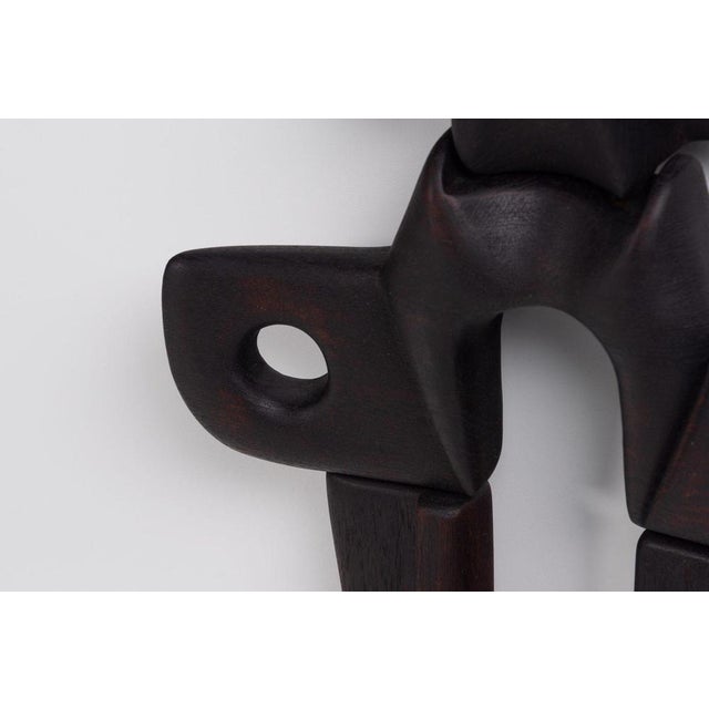 Ferdinand Vonck, Abstract Wall Sculpture, 1959, Wood For Sale - Image 10 of 18