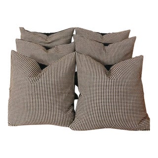 Gorgeous Houndstooth Set of 6 PCS Pillow Cases For Sale