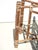 Wood Vintage McGuire Organic Modern Bamboo Rattan Round Dining Table W Leather Straps For Sale - Image 7 of 16