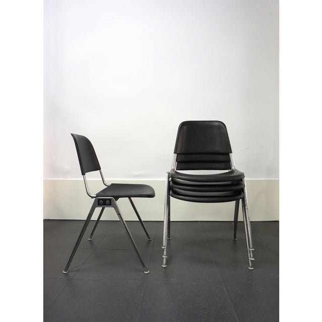 Model 1601 Stackable Chairs by Don Albinson for Knoll, 1960s, Set of 4 For Sale - Image 13 of 14
