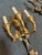 Mid 20th Century Mid 20th Century Neoclassical Brass Torch Wall Sconces, Pair - Made in Spain For Sale - Image 5 of 11