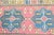 Textile Vintage Pink and Blue Oushak Area Rug For Sale - Image 7 of 11