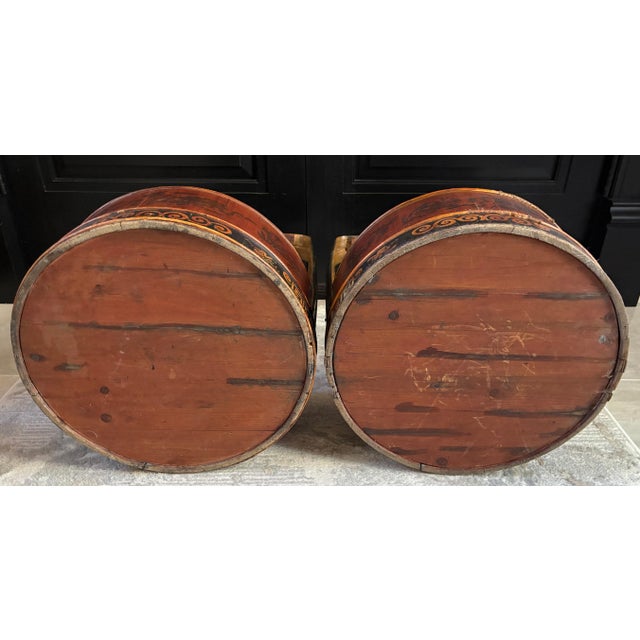 Pair Large 19th Century Chinese Wedding Baskets For Sale - Image 15 of 15