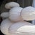 Large Round Pink Japanese-Style Rattan and Natural Linen Pendant Light For Sale - Image 6 of 18