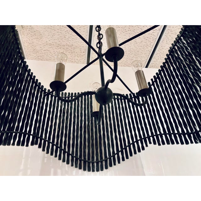 Made Goods Industrial Modern Old Bronze Camille Pendant Light For Sale In Atlanta - Image 6 of 6