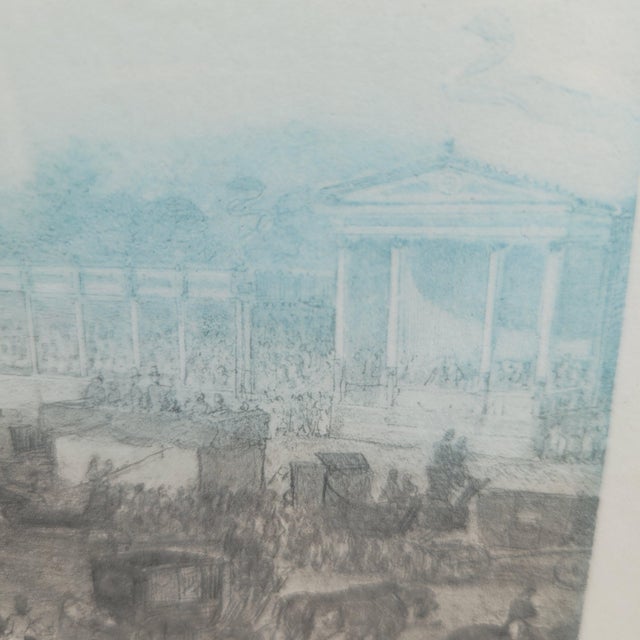 Unknown, Horse Races at Chantilly, 19th Century, Lithograph For Sale - Image 13 of 18