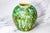 Groovy Mid Century Modern MCM Unique Drip Glazed Vintage Decorative Green Vase Home Decor Studio Pottery For Sale - Image 11 of 15
