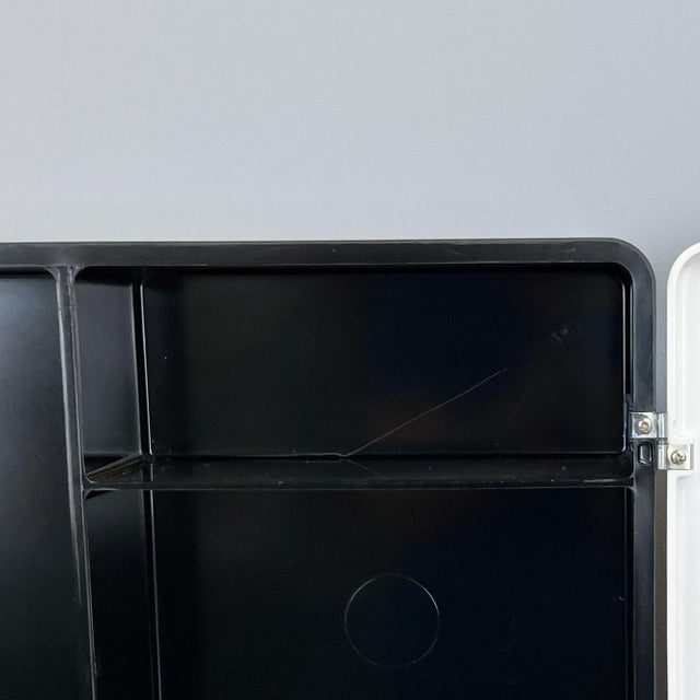 Space Age Bathroom Cabinet in Black and White, 1970s For Sale - Image 9 of 11