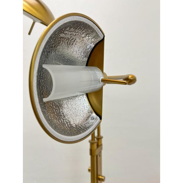 1970s Vintage Brass Twin Double Holtkotter Floor Lamp, 1970s For Sale - Image 5 of 16