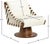 Not Yet Made - Made To Order Millwin Vegan Leather Swivel Lounge For Sale - Image 5 of 10