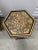 Vintage Hand-Painted Hexagonal Moroccan Table. Hand crafted with exquisite color and detail.