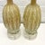 Metal Vintage Italian Murano Glass Lamps - a Pair For Sale - Image 7 of 10