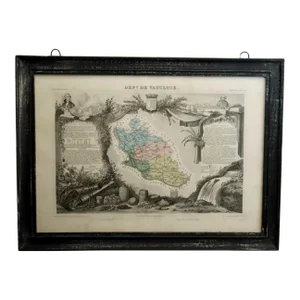 Antique French Map of Valcluse / Provence Area