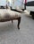 Late 19th Century Newly Upholstered Plaid French Bench For Sale - Image 5 of 11