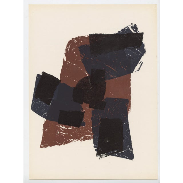 Mid-Century Modern Raoul Ubac Lithograph, "Derriere Le Miroir No. 105-106" (1958) II For Sale - Image 3 of 3