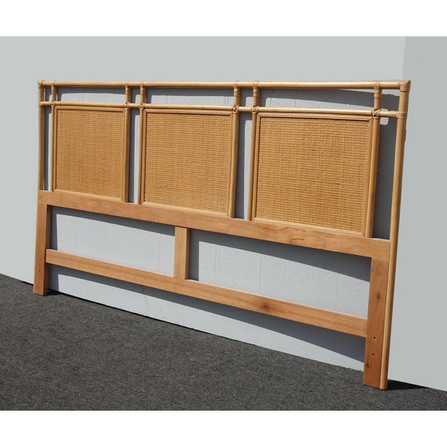 Gorgeous Headboard in Great Vintage Condition. Solid and Firm. Wear is usual for its age. Please study the photos and ask...