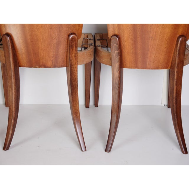 Dining Chairs by Jindrich Halabala for Up Zavody, 1950s, Set of 4 For Sale - Image 9 of 18