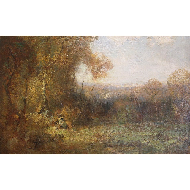 American Circa 1900 American Oil on Canvas Painting by Frederick Ballard Williams For Sale - Image 3 of 9
