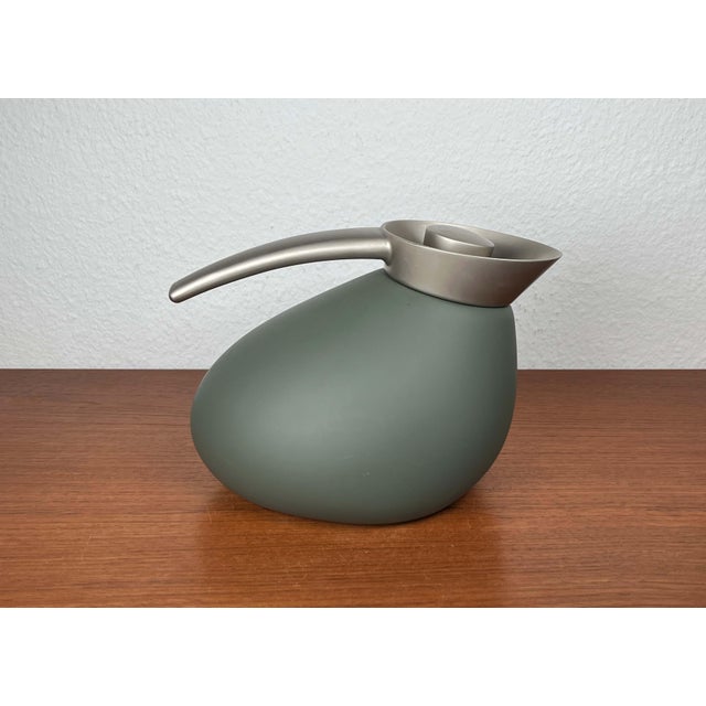 Danish Design Green Model Quack Thermos Coffee or Tea Pot by Maria Berntsen for Georg Jensen For Sale - Image 9 of 18