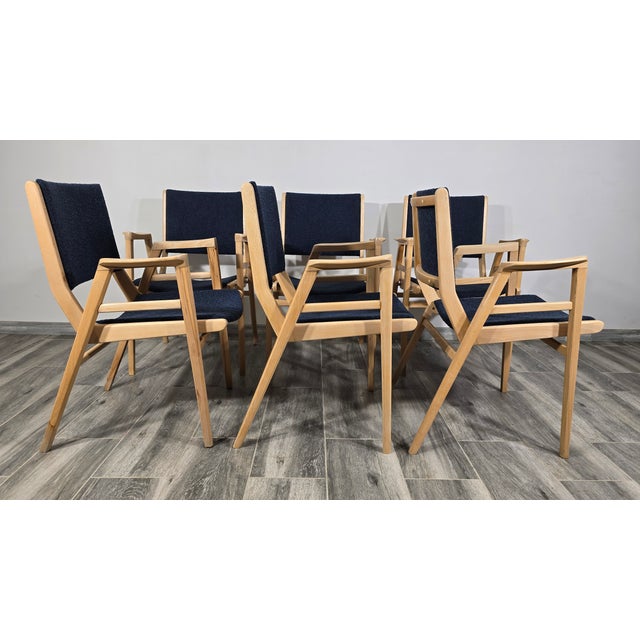 1960s Chairs by Frantisek Jirak, 1960s, Set of 6 For Sale - Image 5 of 14