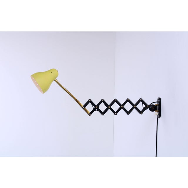 Scissor Wall Light attributed to H. Th. J. A. Busquet for Hala, 1950s For Sale - Image 17 of 18