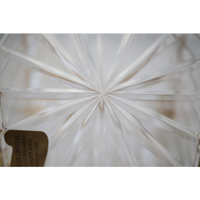 Transparent Fabergé Crested 24k Gold Crystal Clawfoot Baccarat Style Box, Signed by Tatiana Fabergé For Sale - Image 8 of 18