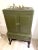 Vintage Display Cabinet With Woven French Panels — 20th Mid-Century For Sale - Image 10 of 10