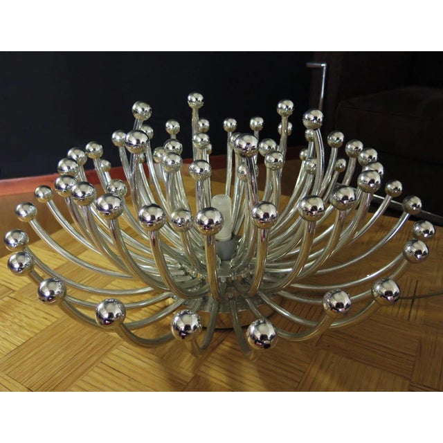 Vintage Space Age Italian Pistillo Table Lamp by Studio Tetrach for Valenti For Sale - Image 14 of 14