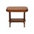 Vintage Neoclassical Walnut Side Table W/ Reeded Columns & Lower Shelf 25x13.5x22 For Sale In Tampa - Image 6 of 11