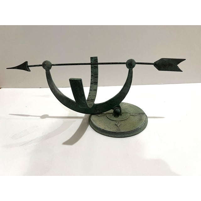 Antique 20th-Century Equatorial Sundial Patinated For Sale In Sacramento - Image 6 of 6