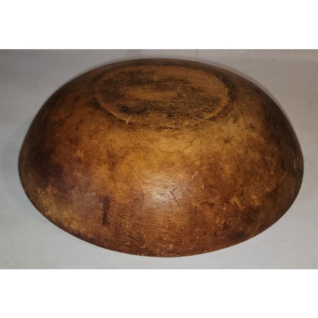 Collection of Four 19thc Hand Carved Wooden Bowls For Sale - Image 11 of 11