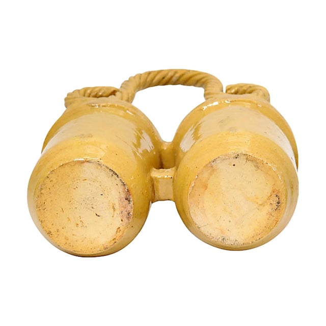 Mid-Century Modern French Stoneware Utensil Holder For Sale - Image 3 of 4