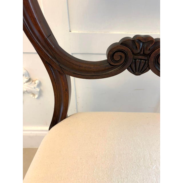 English Regency Carved Mahogany Dining Chairs, 1830s, Set of 10 For Sale - Image 12 of 15