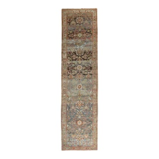 Antique Zabihi Collection Persian Malayer Runner - 3'5" x 13'10" For Sale