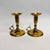Brass Pair of Victorian English Brass Chambersticks For Sale - Image 8 of 18