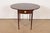 Baker Furniture Georgian Flame Mahogany Drop Leaf Pembroke Side Table, Newly Refinished For Sale - Image 12 of 16