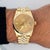 Vintage Rolex Op Date 34mm 14k Gold Champagne Dial Watch For Sale - Image 11 of 13