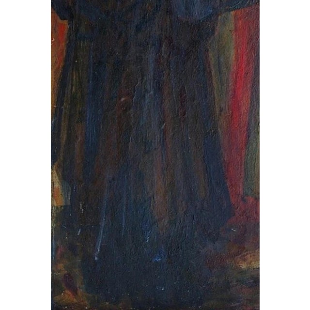 1960s Antique Man Portrait Oil Painting, Soviet Art, 1969 82-56 For Sale - Image 5 of 6