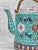 Mid 20th Century Vintage Chinese Porcelain Famille Verde Enamel Floral Motif Teapot For Sale - Image 5 of 11
