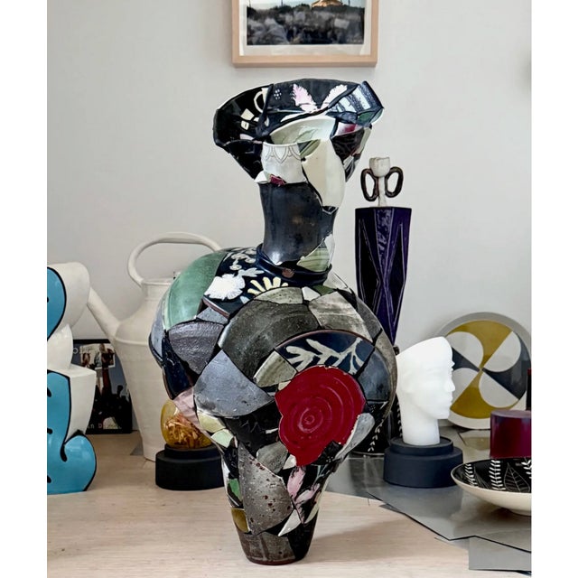 2022 Shard Amphora No. 15 Contemporary Multicolor Ceramic Sculpture Chase Travaille For Sale In New York - Image 6 of 13