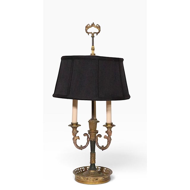 Vintage French Bouillotte Table Lamp For Sale - Image 15 of 18