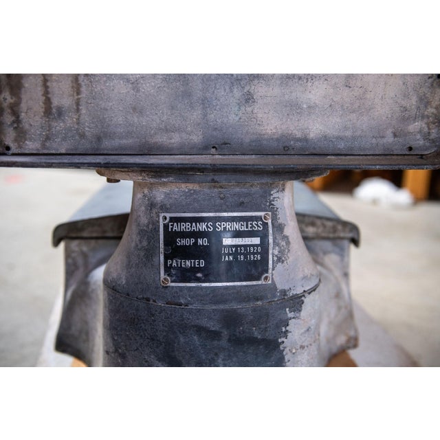 Industrial Antique Fairbanks Springless Scale For Sale - Image 3 of 11