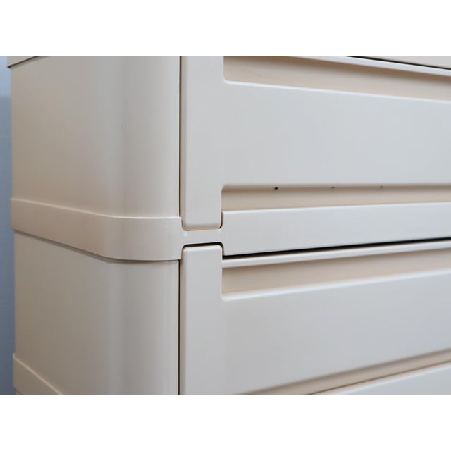 Elevate your storage with a piece of italian functionalism. Designed in the 1970s by olaf von bohr for kartell, this 4963...