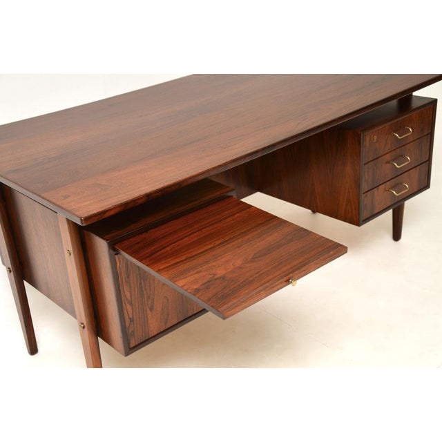 Wood Mid-Century Danish Desk, 1960s For Sale - Image 7 of 15