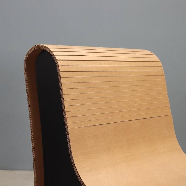 Modernist Cardboard Armchairs, 2000s, Set of 4 For Sale - Image 5 of 12
